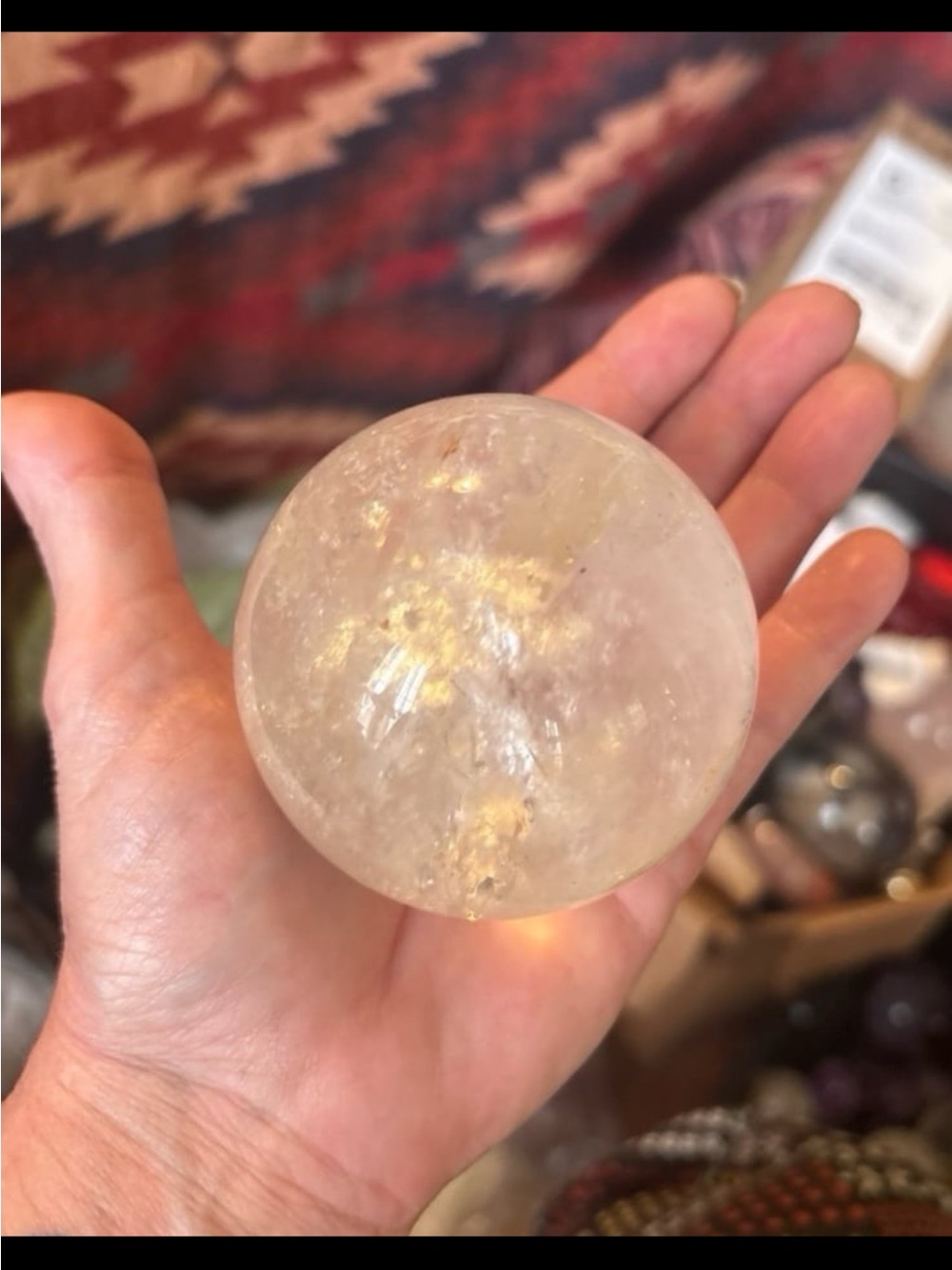 Clear Crystal Sphere - Picture 4 of 7